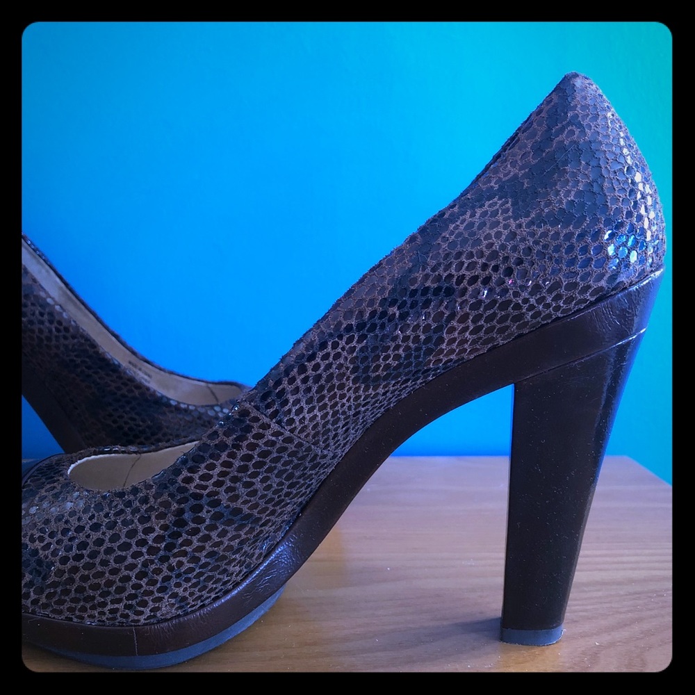 Michael Kors snakeskin heels